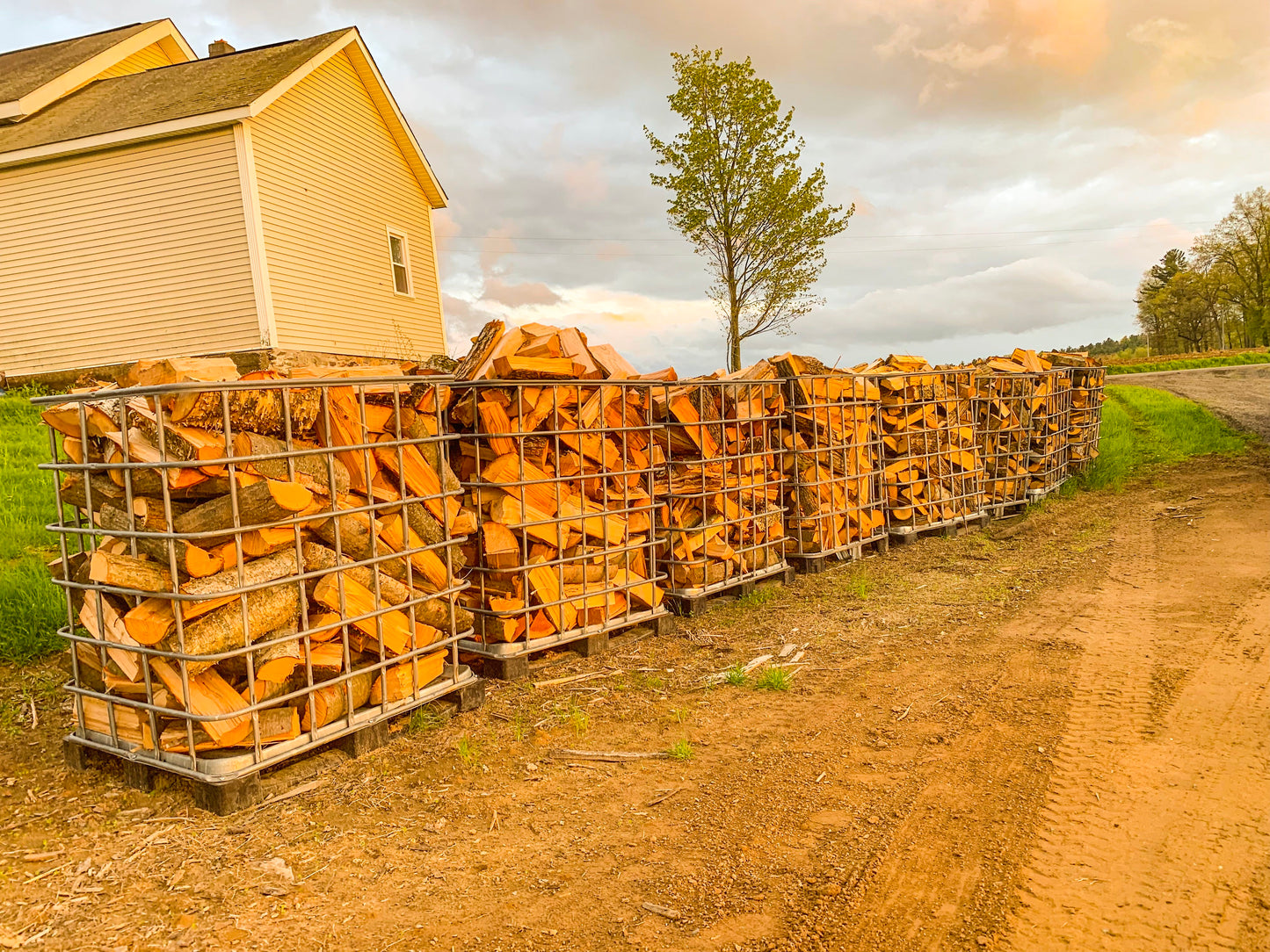 Bulk Kiln Dried Hardwood - Half or Full Cord - Delivered